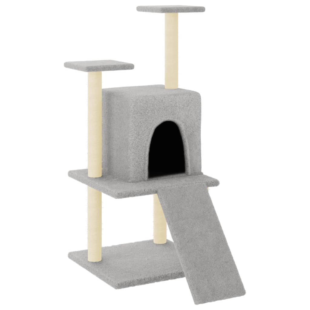 Cat Tree With Sisal Scratching Posts 110 Cm
