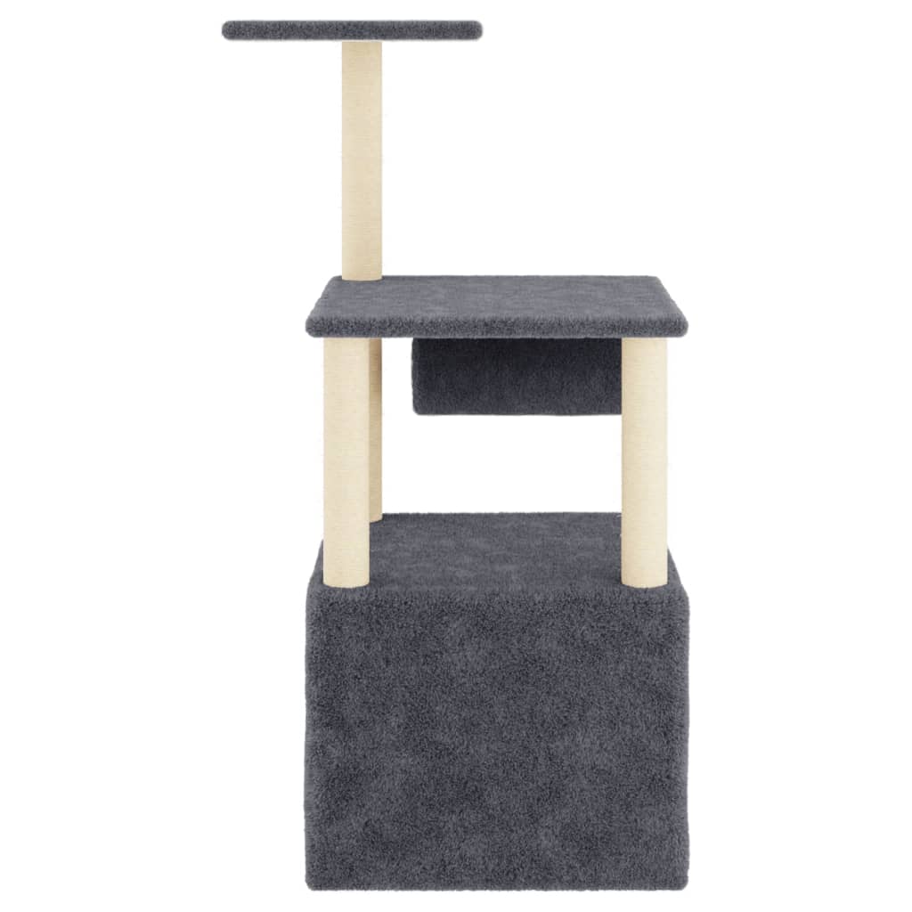 Cat Tree With Sisal Scratching Posts 109.5 Cm
