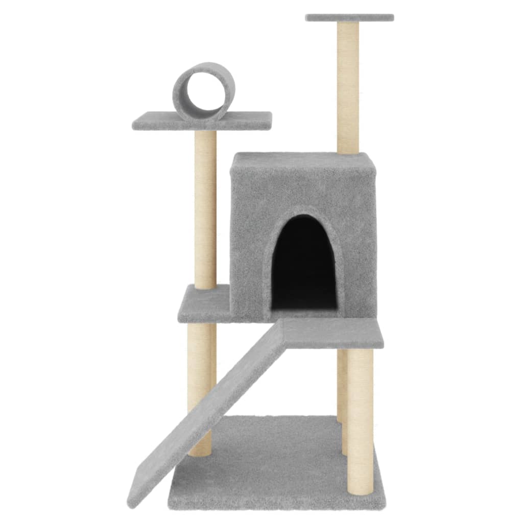 Cat Tree With Sisal Scratching Posts 110.5 Cm