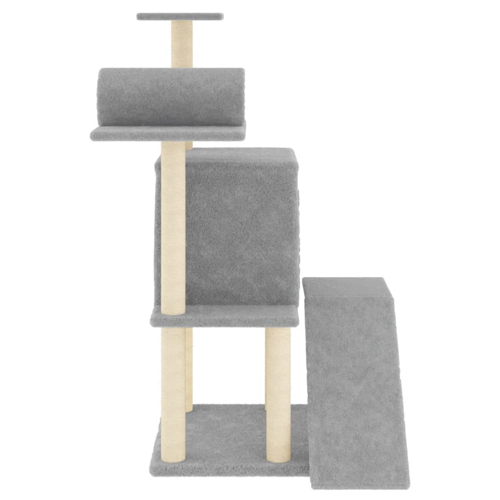Cat Tree With Sisal Scratching Posts 110.5 Cm