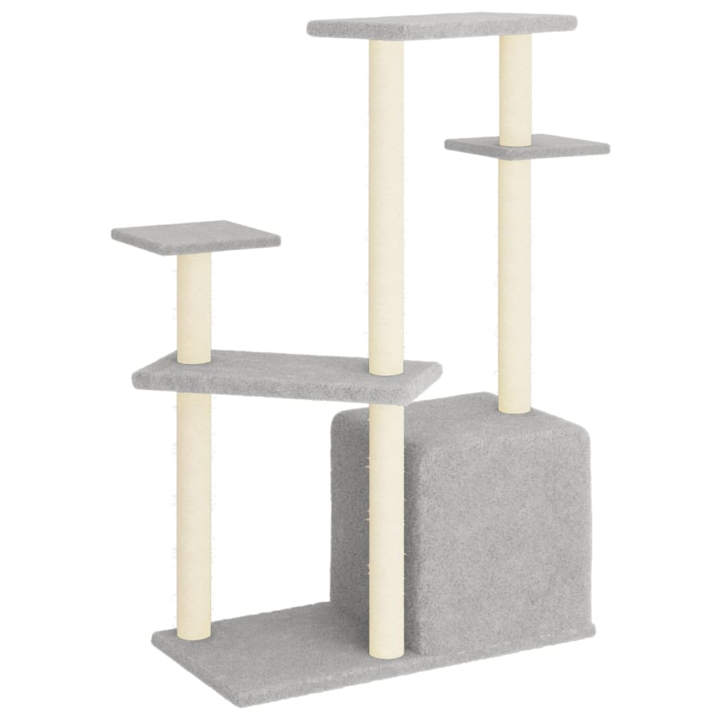 Cat Tree With Sisal Scratching Posts 107.5 Cm