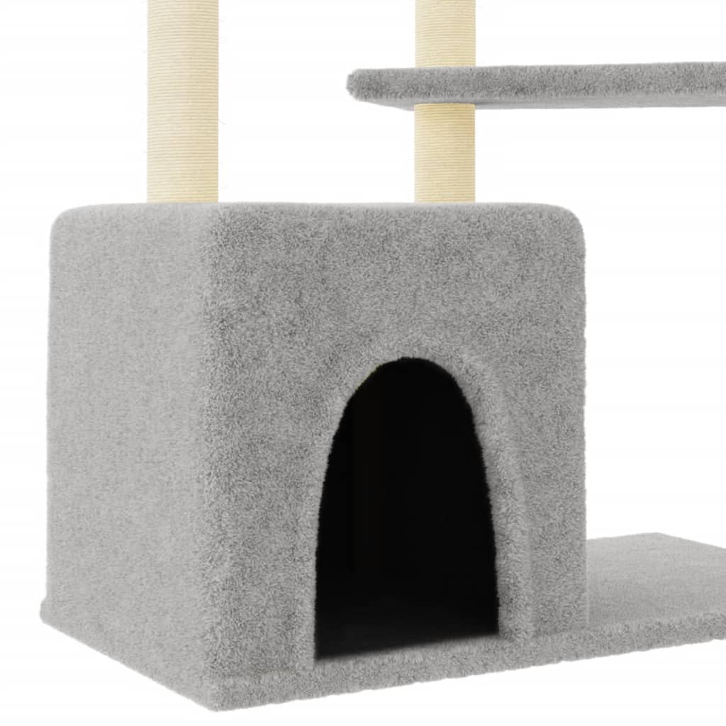 Cat Tree With Sisal Scratching Posts 107.5 Cm