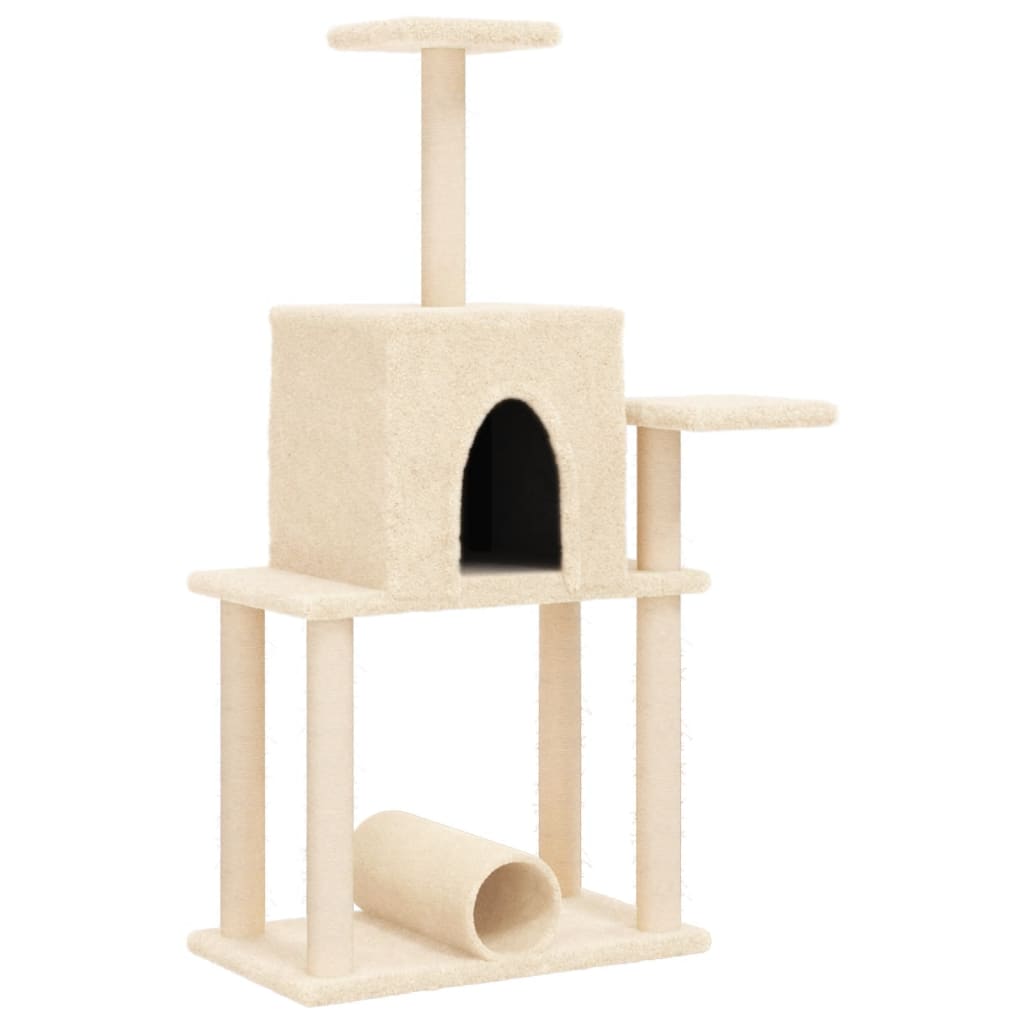 Cat Tree With Sisal Scratching Posts 122 Cm