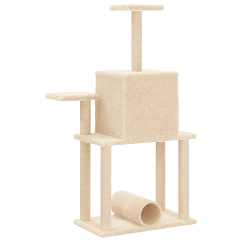 Cat Tree With Sisal Scratching Posts 122 Cm