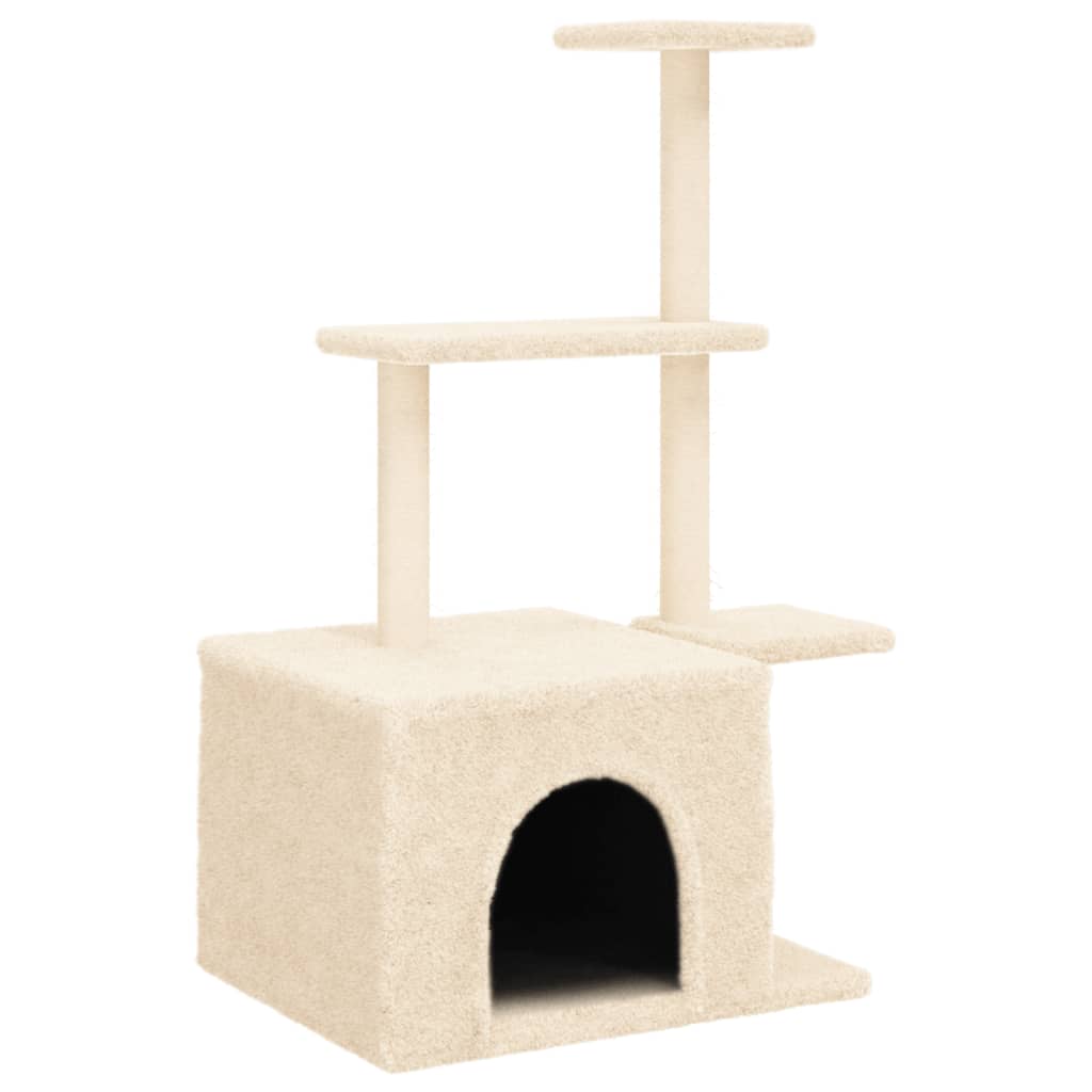 Cat Tree With Sisal Scratching Posts 110 Cm