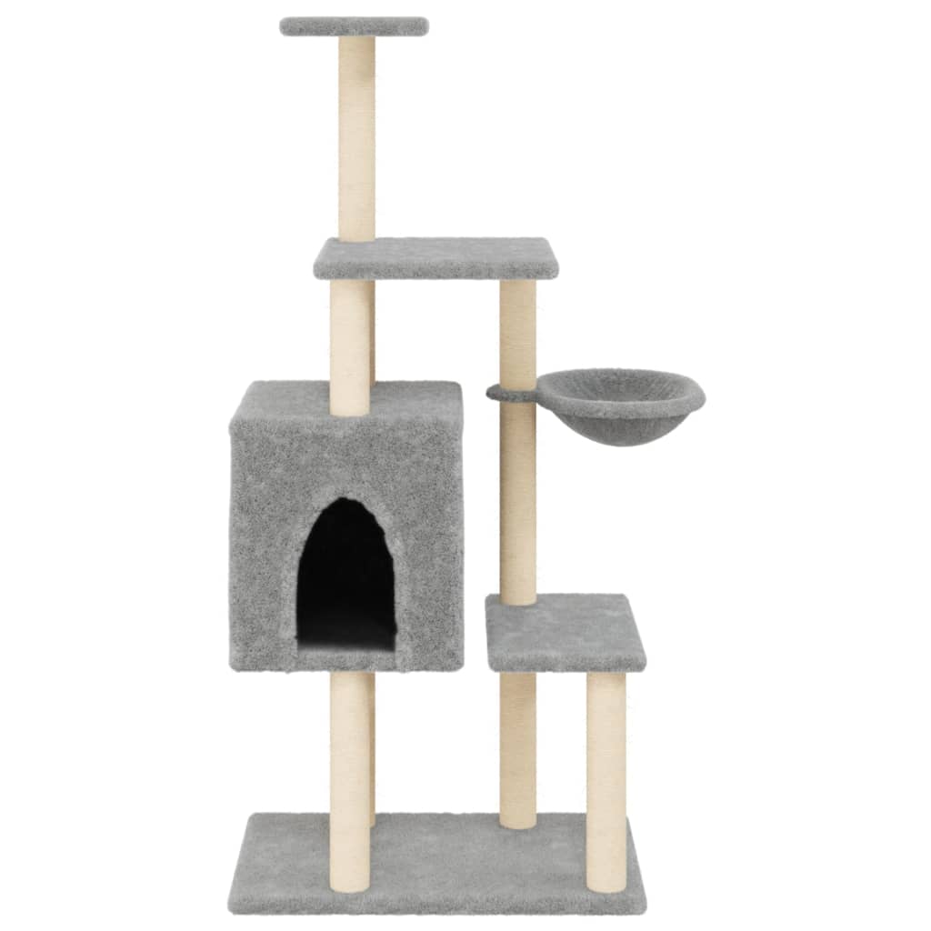 Cat Tree With Sisal Scratching Posts 131 Cm