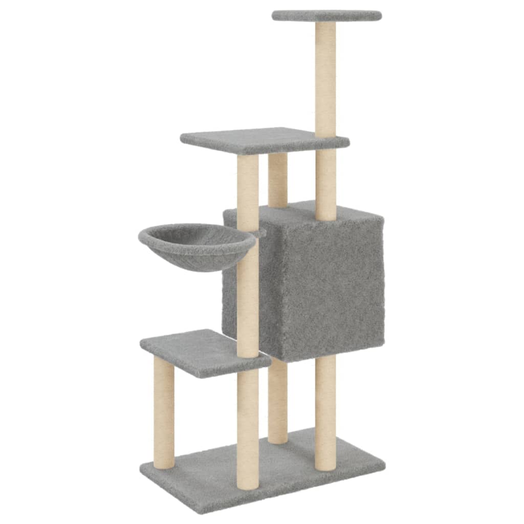 Cat Tree With Sisal Scratching Posts 131 Cm