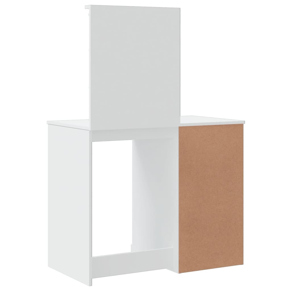 Dressing Table With Led Lights 90X42X132.5 Cm