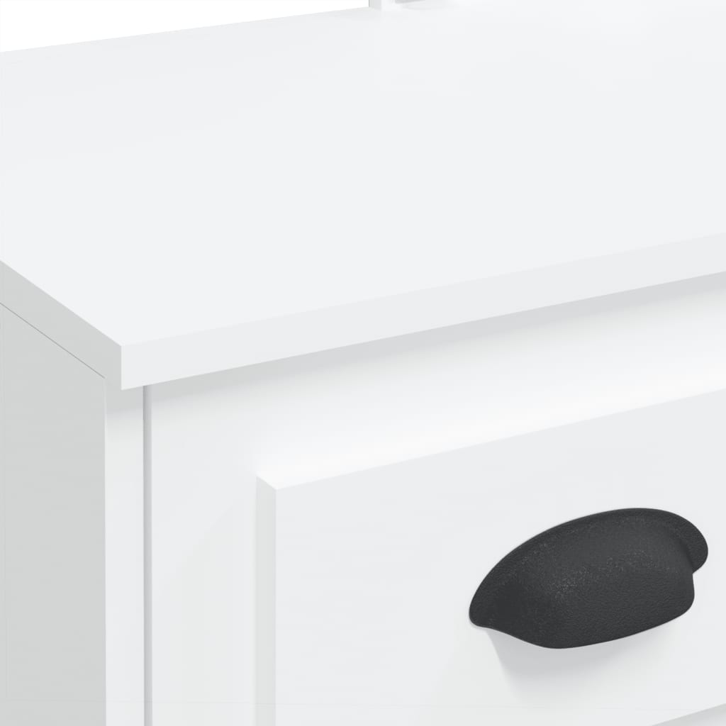 Dressing Table With Led Lights 90X42X132.5 Cm