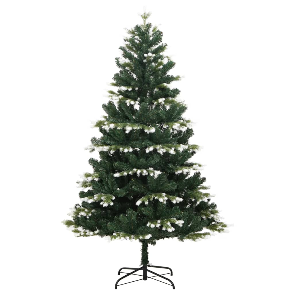 Artificial Hinged Christmas Tree With Flocked Snow