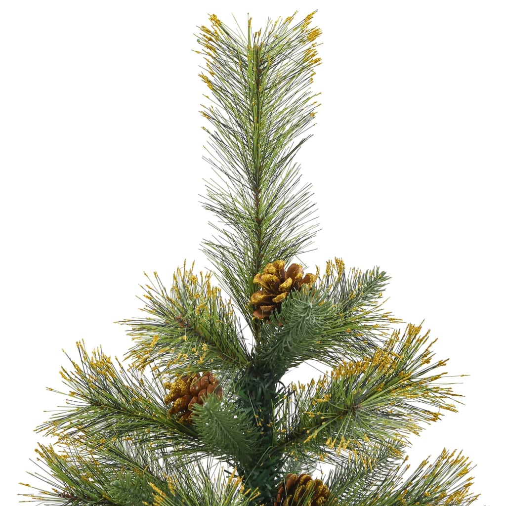 Artificial Hinged Christmas Tree With Cones
