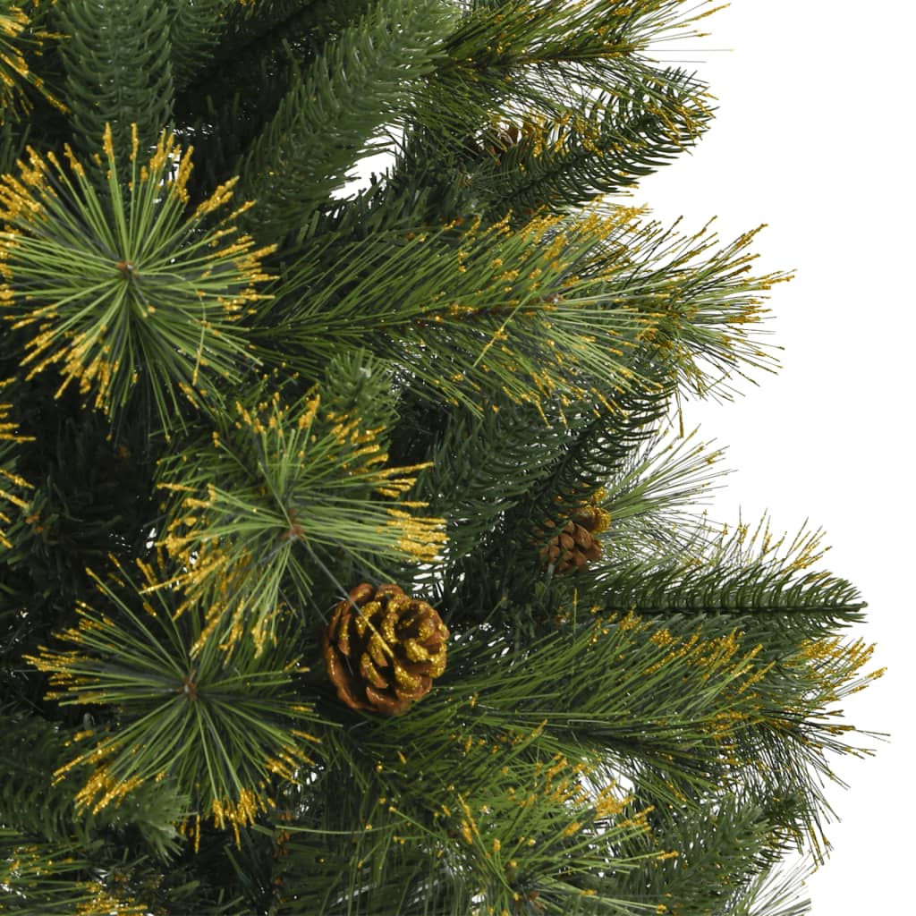 Artificial Hinged Christmas Tree With Cones