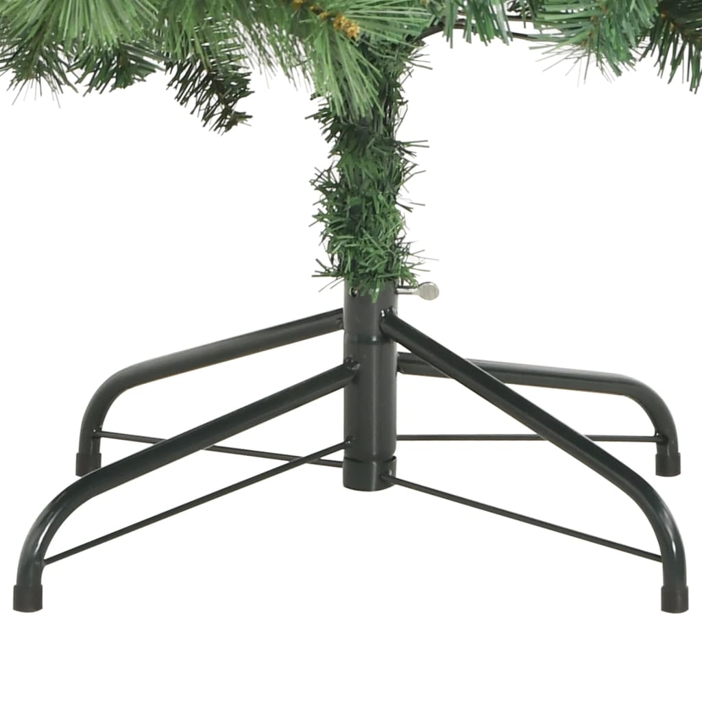 Artificial Hinged Christmas Tree With Cones And Berries