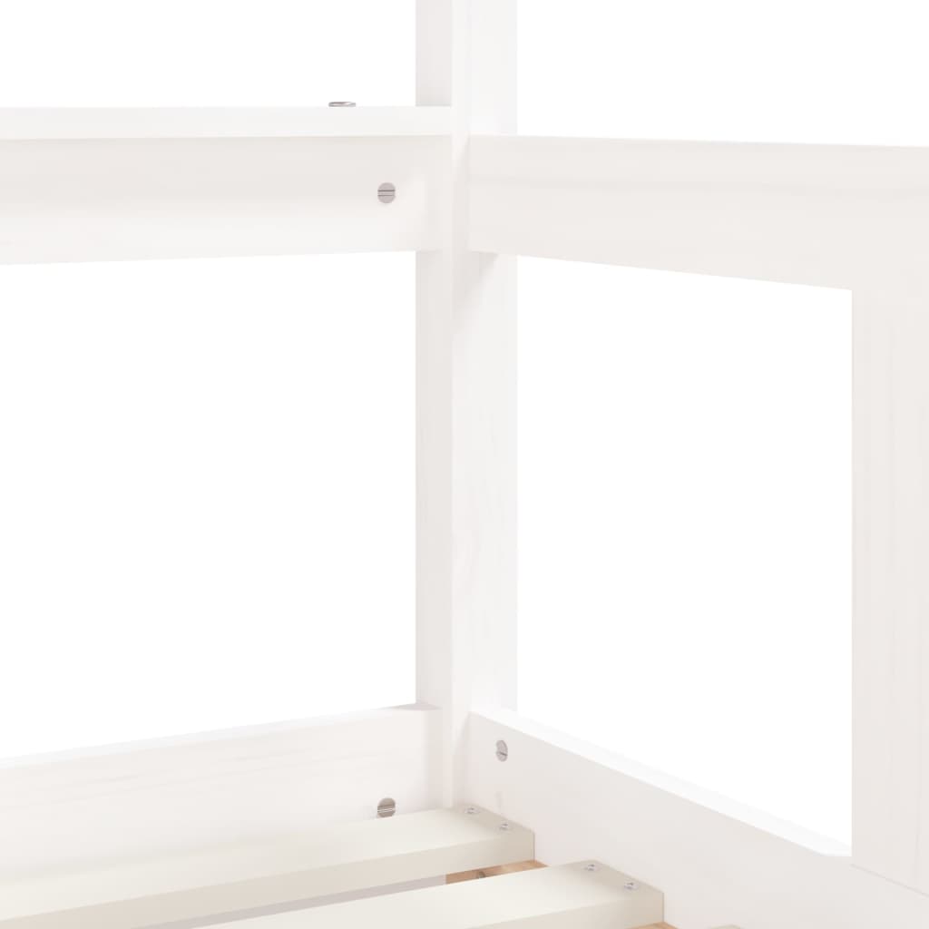 Kids Bed Frame With Drawers Solid Wood Pine