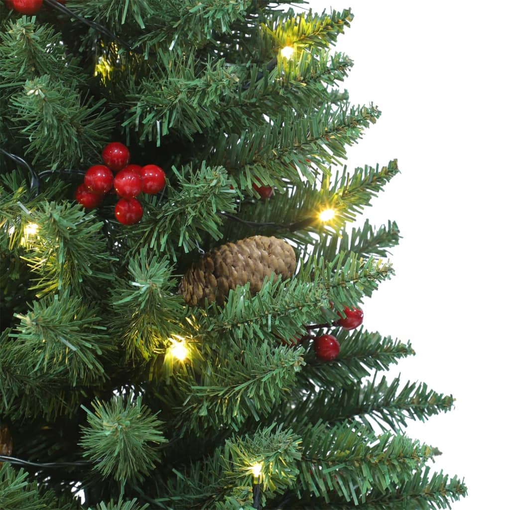 Artificial Christmas Trees 2 Pcs 100 Leds 120 Cm
