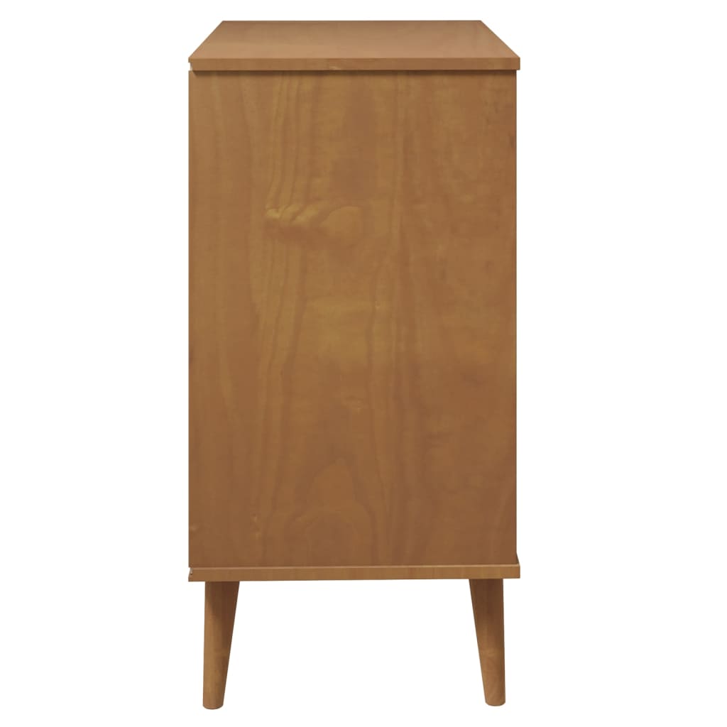 Drawer Cabinet Molde 80X40X80 Cm Solid Wood Pine