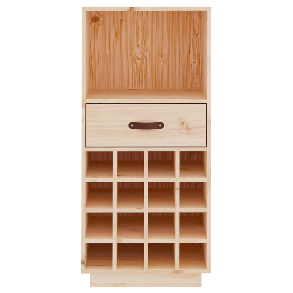 Wine Cabinet 45X34X100 Cm Solid Wood Pine