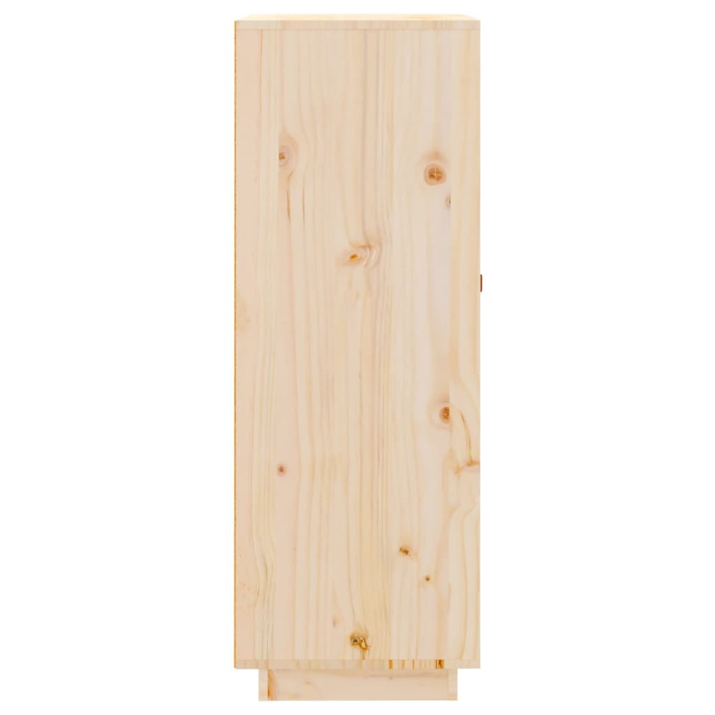Wine Cabinet 45X34X100 Cm Solid Wood Pine