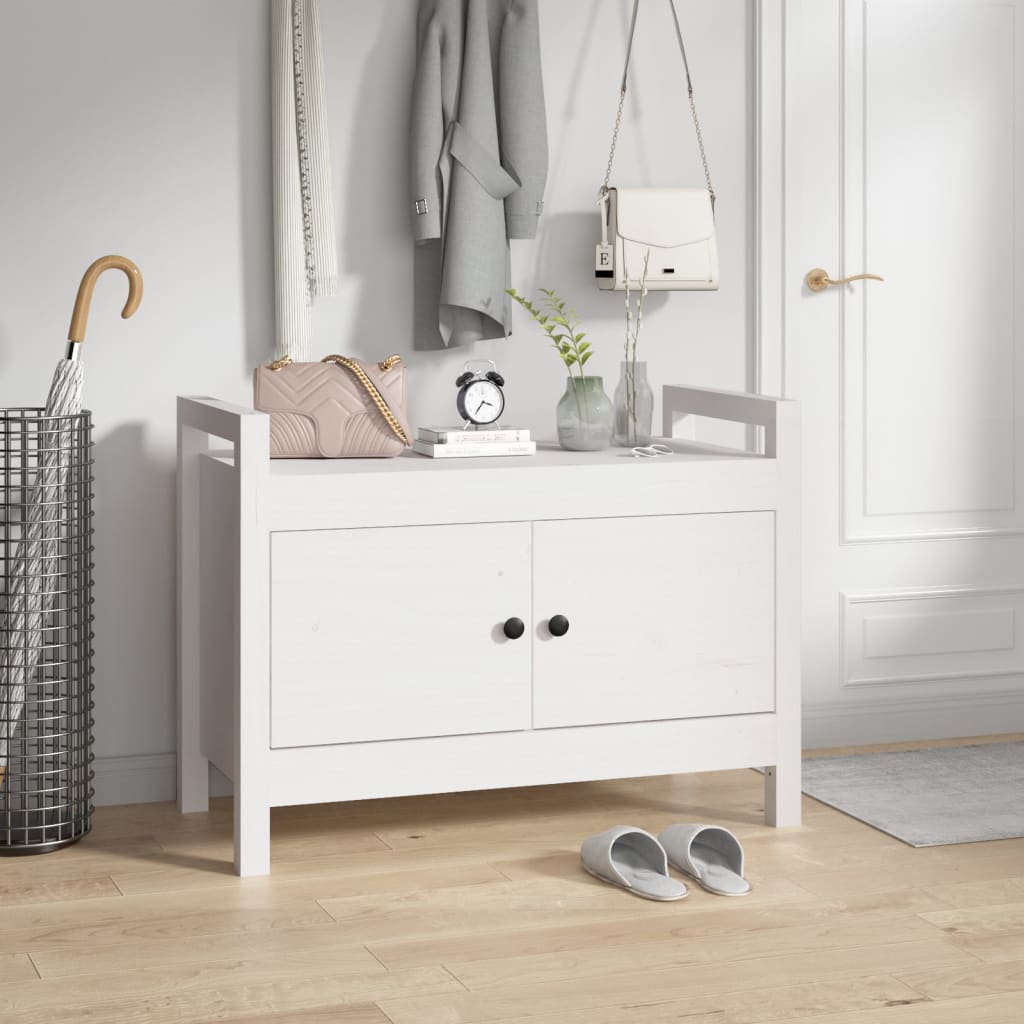 Hall Bench Solid Wood Pine