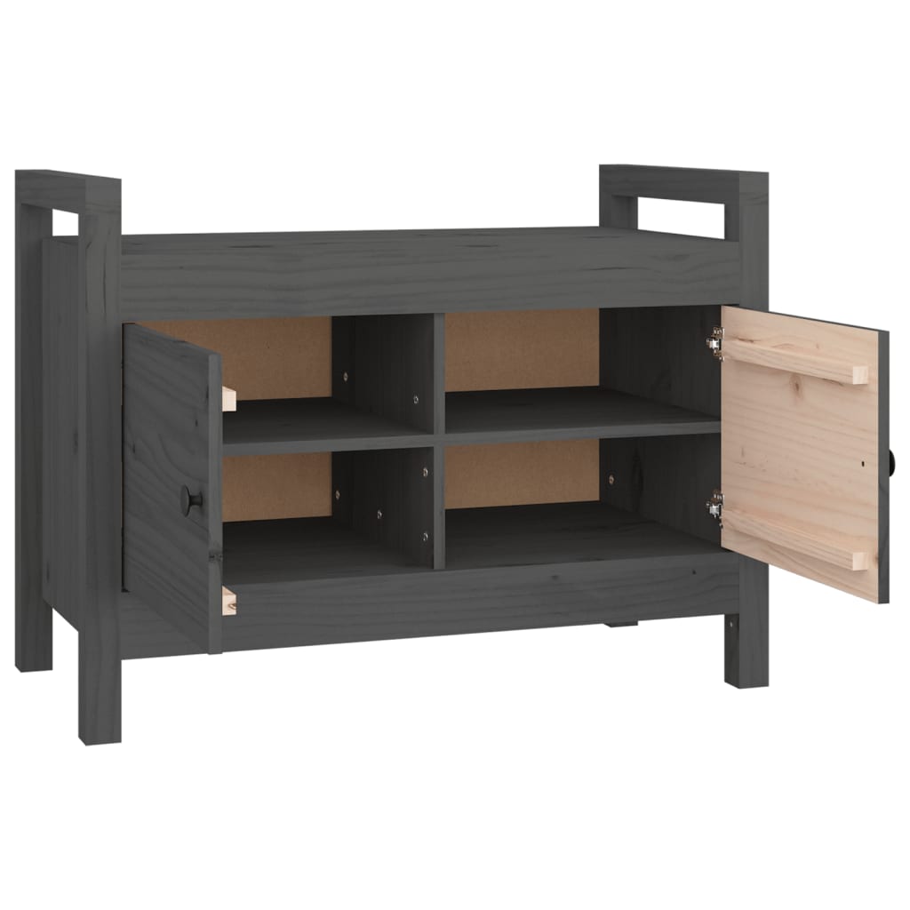 Hall Bench Solid Wood Pine