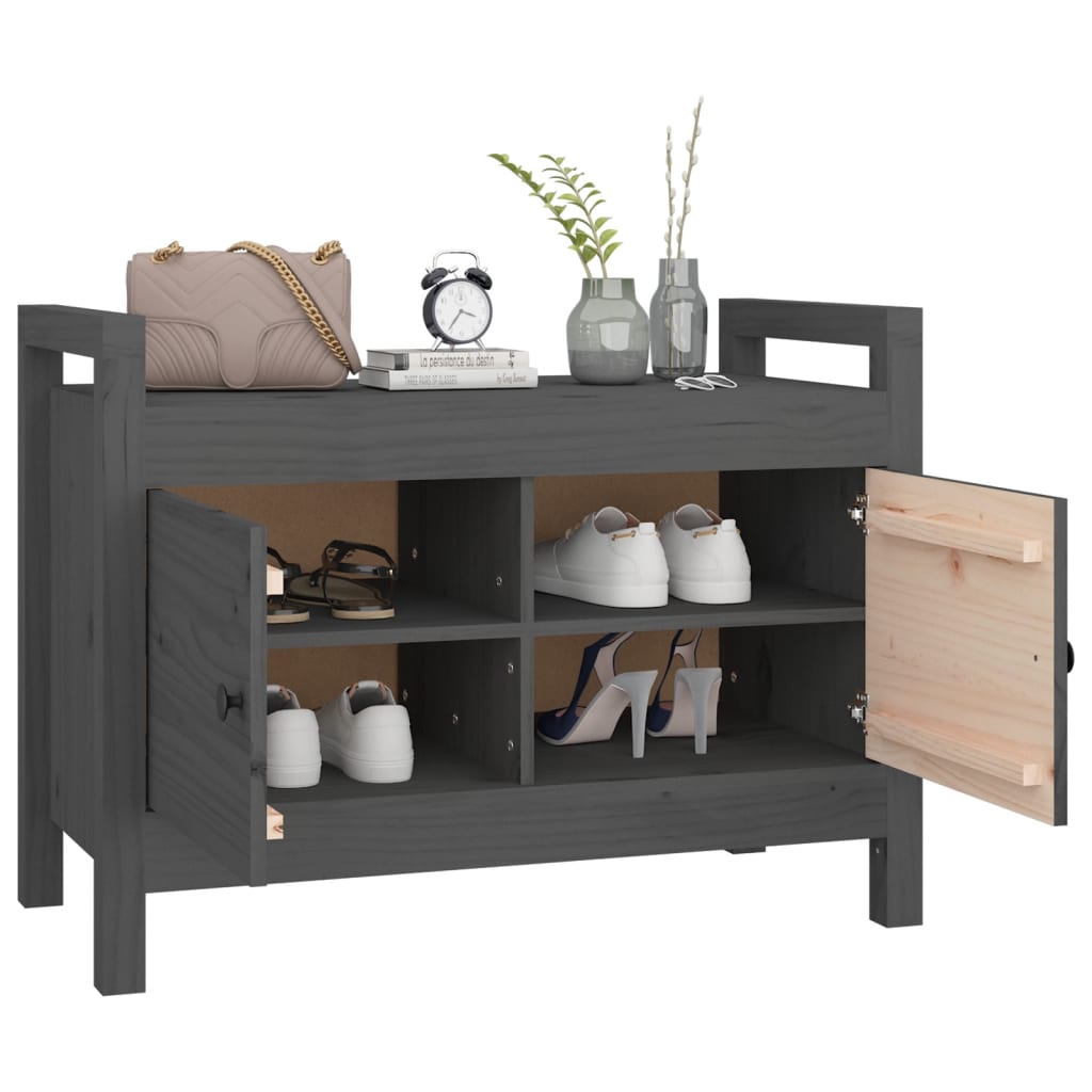Hall Bench Solid Wood Pine