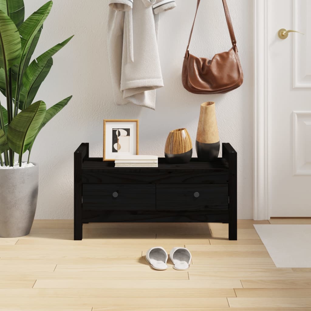 Hall Bench Solid Wood Pine