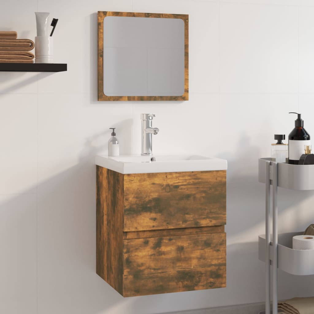 Bathroom Furniture Set Engineered Wood