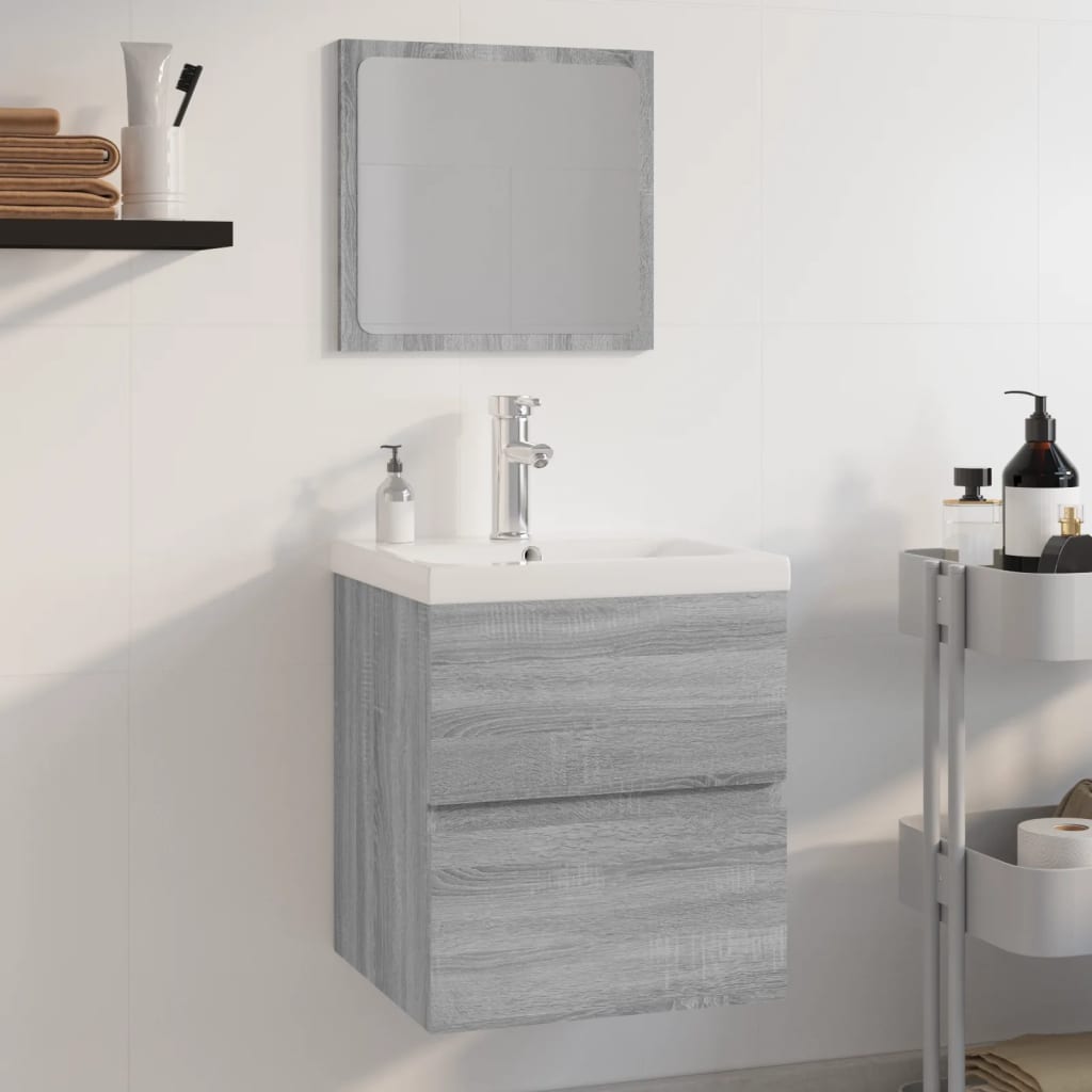 Bathroom Furniture Set Engineered Wood
