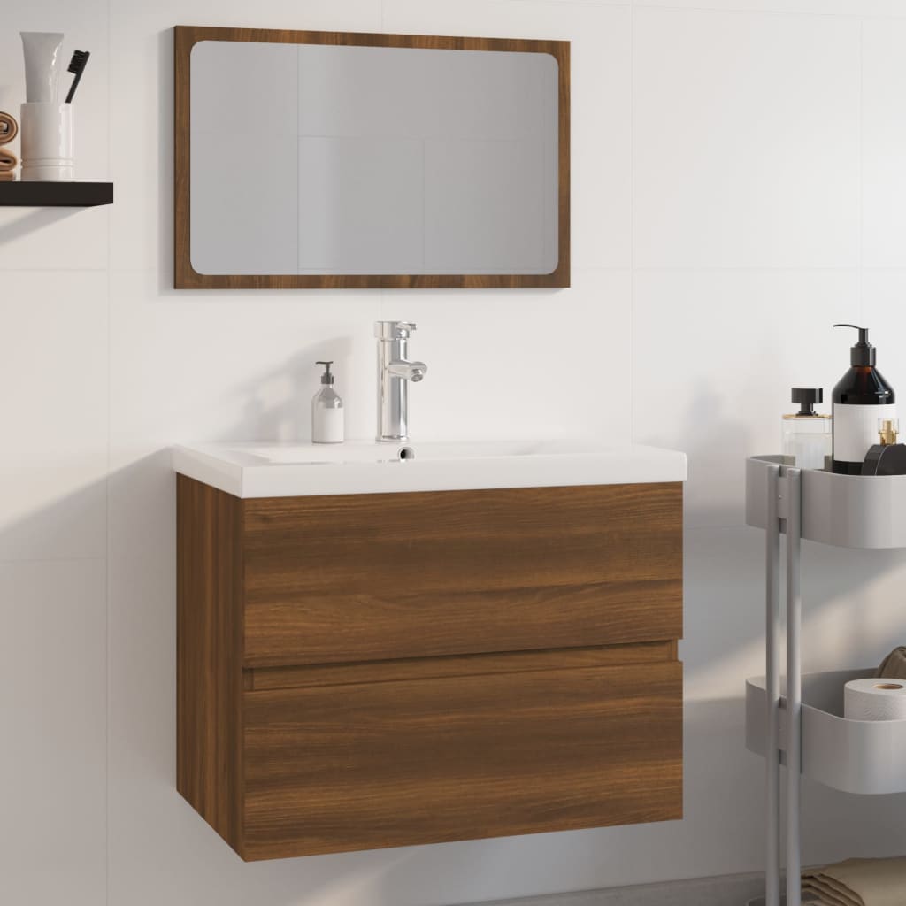 Bathroom Furniture Set Engineered Wood