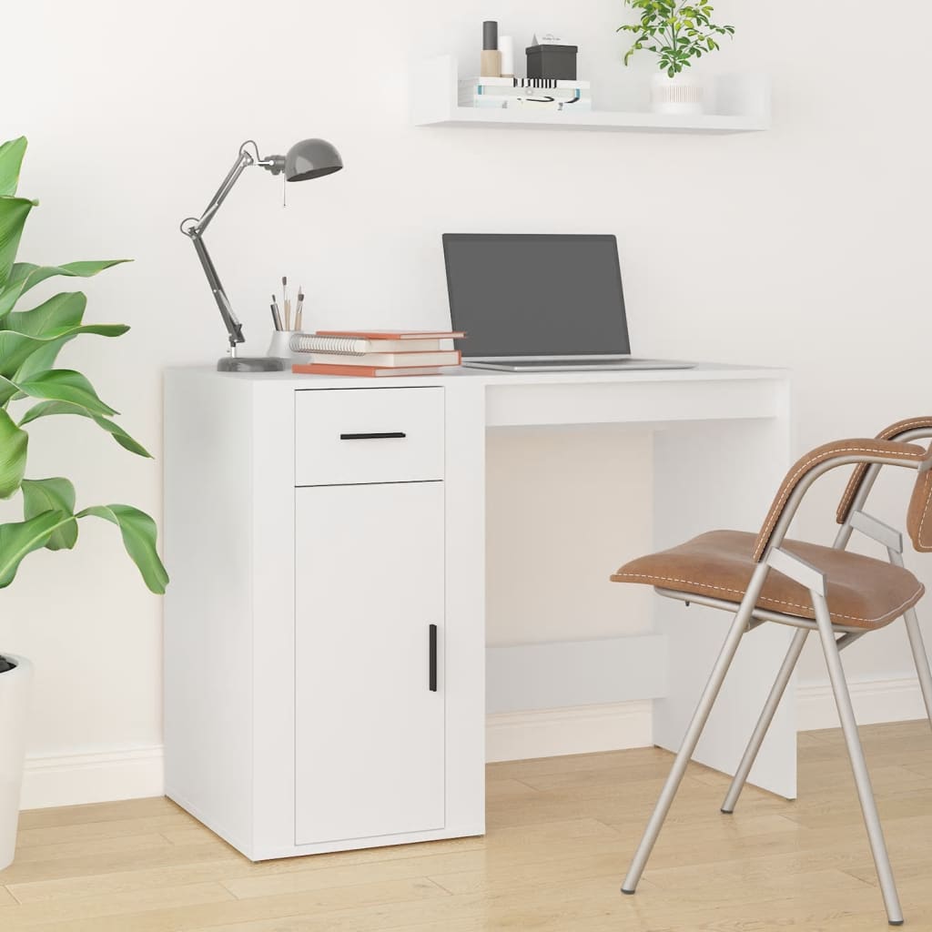 Desk 100X49X75 Cm Engineered Wood