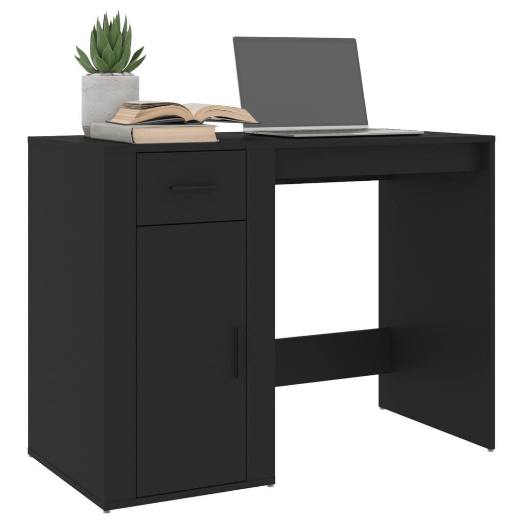 Desk 100X49X75 Cm Engineered Wood