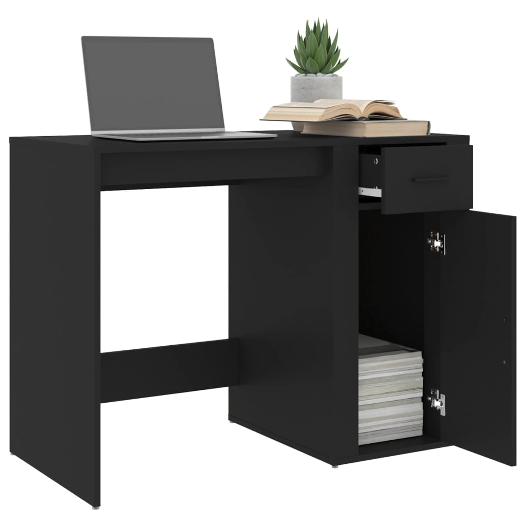 Desk 100X49X75 Cm Engineered Wood