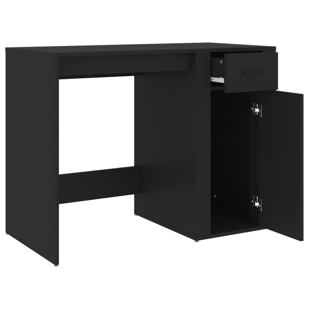 Desk 100X49X75 Cm Engineered Wood
