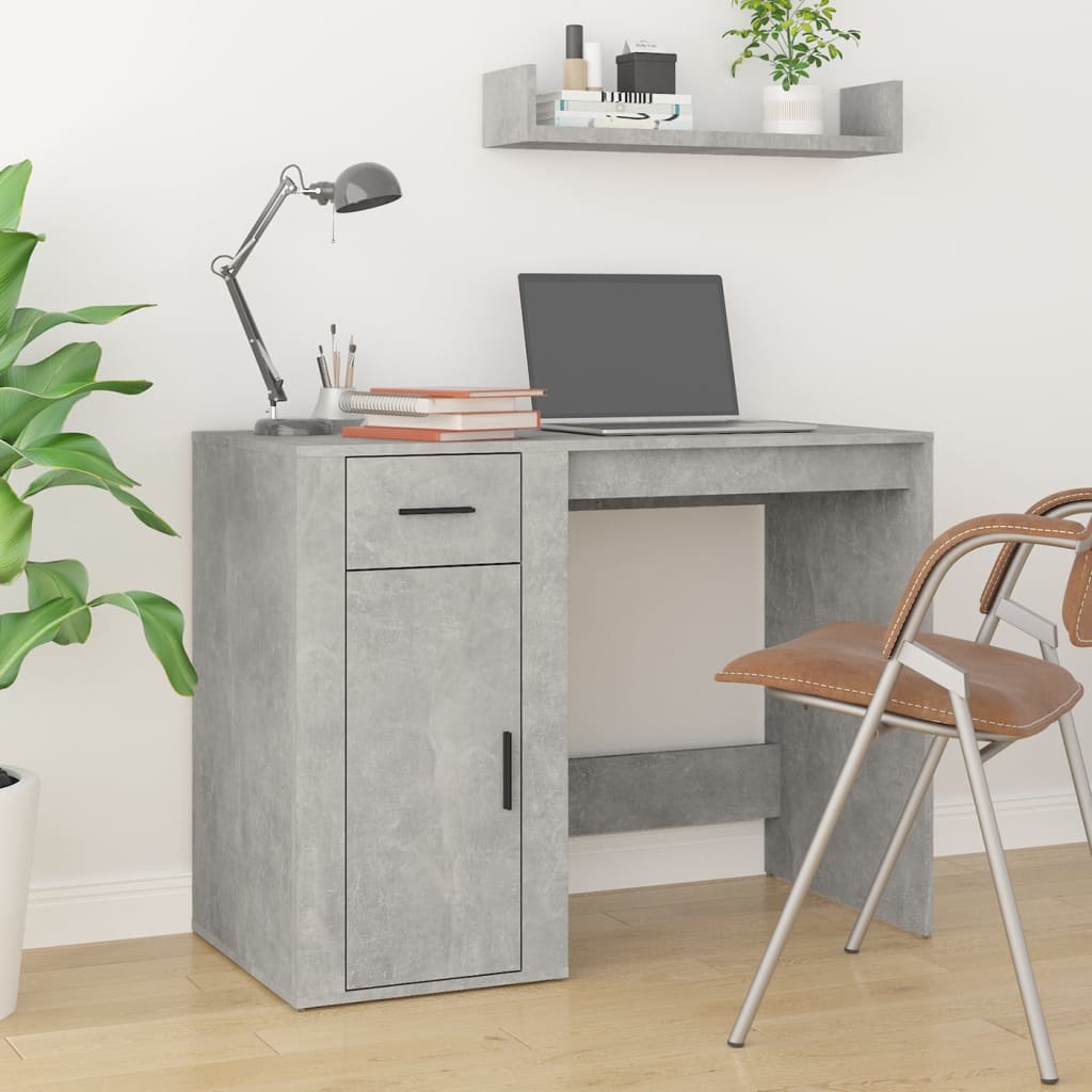 Desk 100X49X75 Cm Engineered Wood