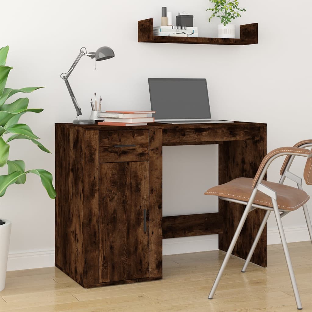 Desk 100X49X75 Cm Engineered Wood