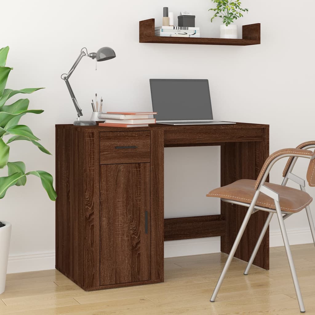 Desk 100X49X75 Cm Engineered Wood