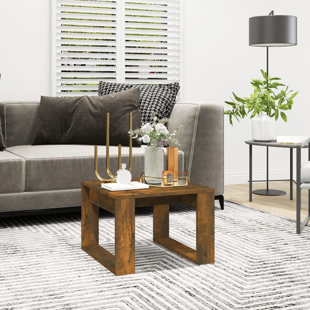 Side Table 50X50X35 Cm Engineered Wood