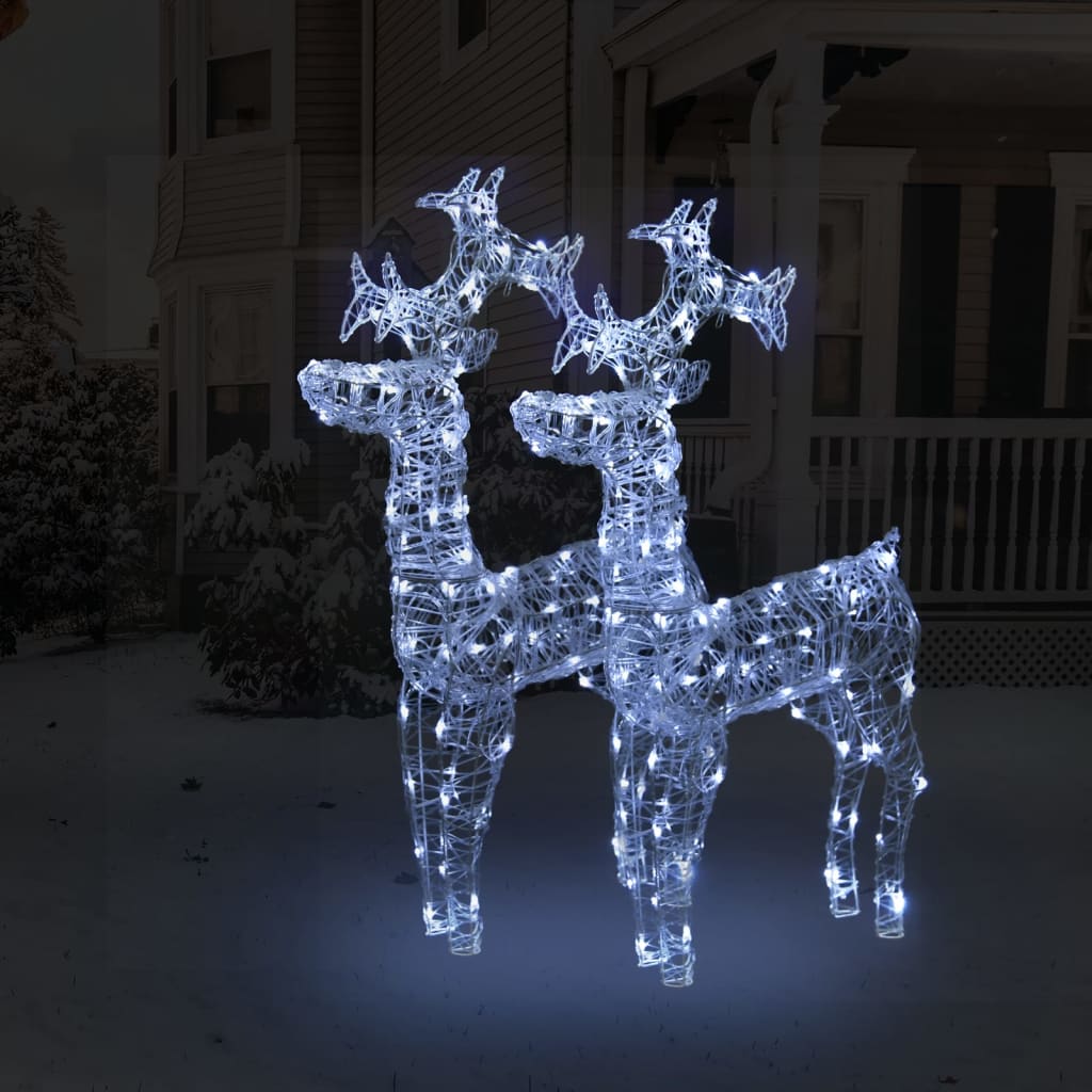 Reindeer Christmas Decoration 90 Leds Acrylic