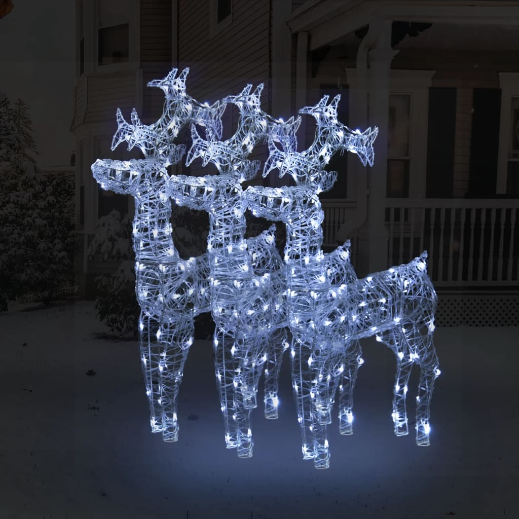 Reindeer Christmas Decoration 90 Leds Acrylic