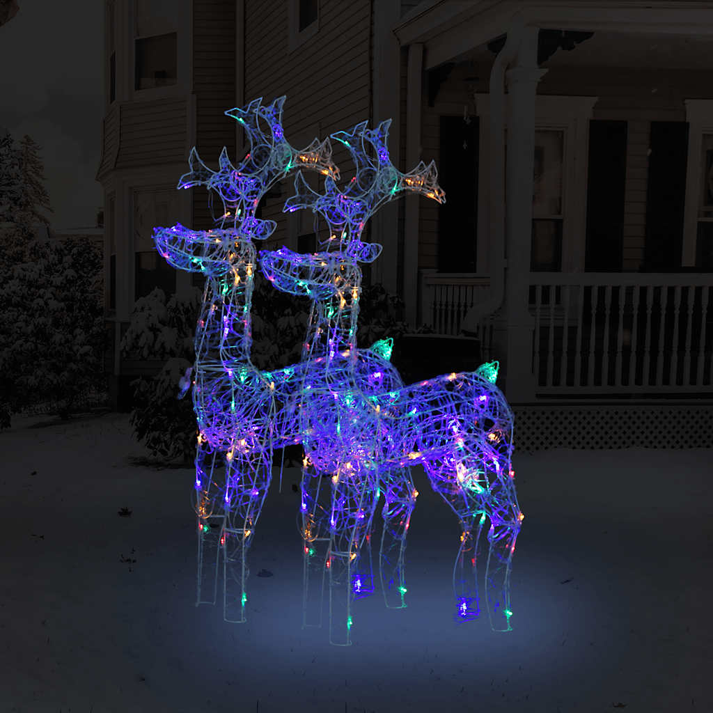Reindeer Christmas Decoration 90 Leds Acrylic