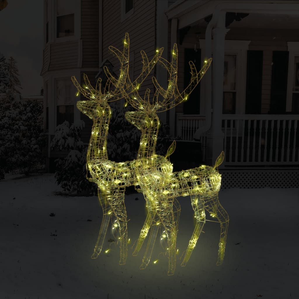 Reindeer Christmas Decoration 90 Leds Acrylic