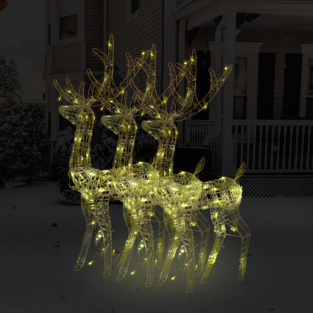 Reindeer Christmas Decoration 90 Leds Acrylic