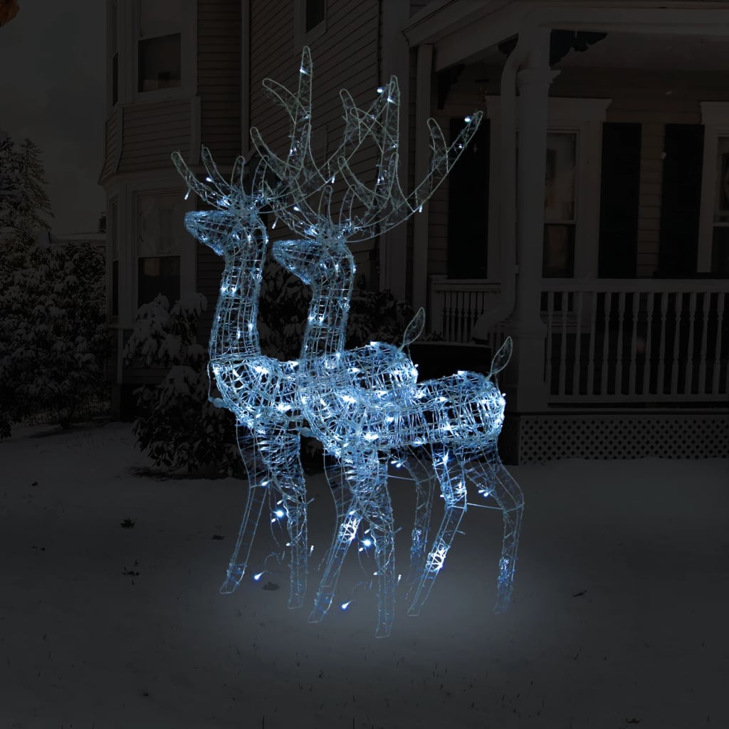 Reindeer Christmas Decoration 90 Leds Acrylic