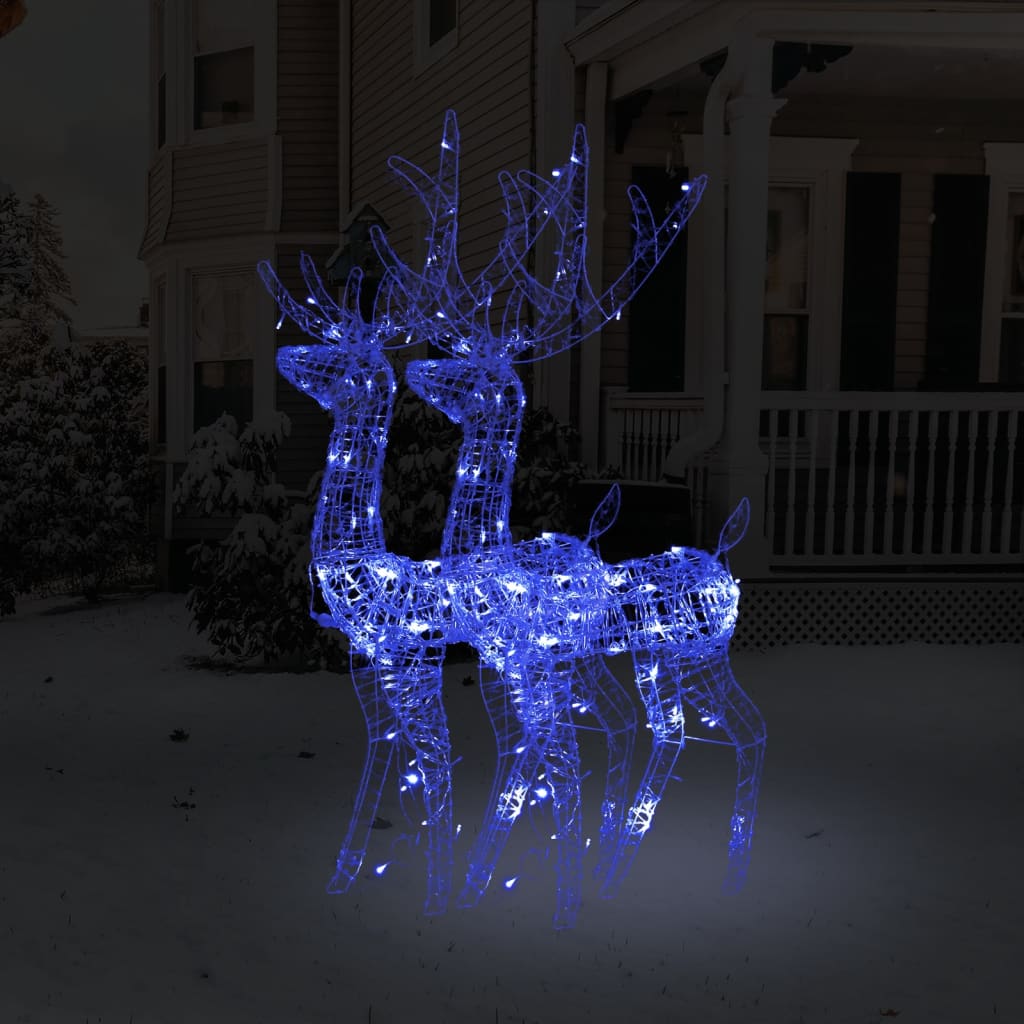 Reindeer Christmas Decoration 90 Leds Acrylic