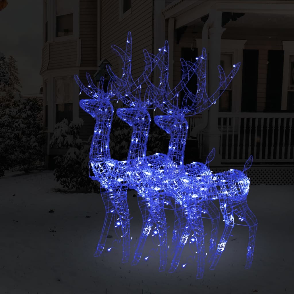 Reindeer Christmas Decoration 90 Leds Acrylic
