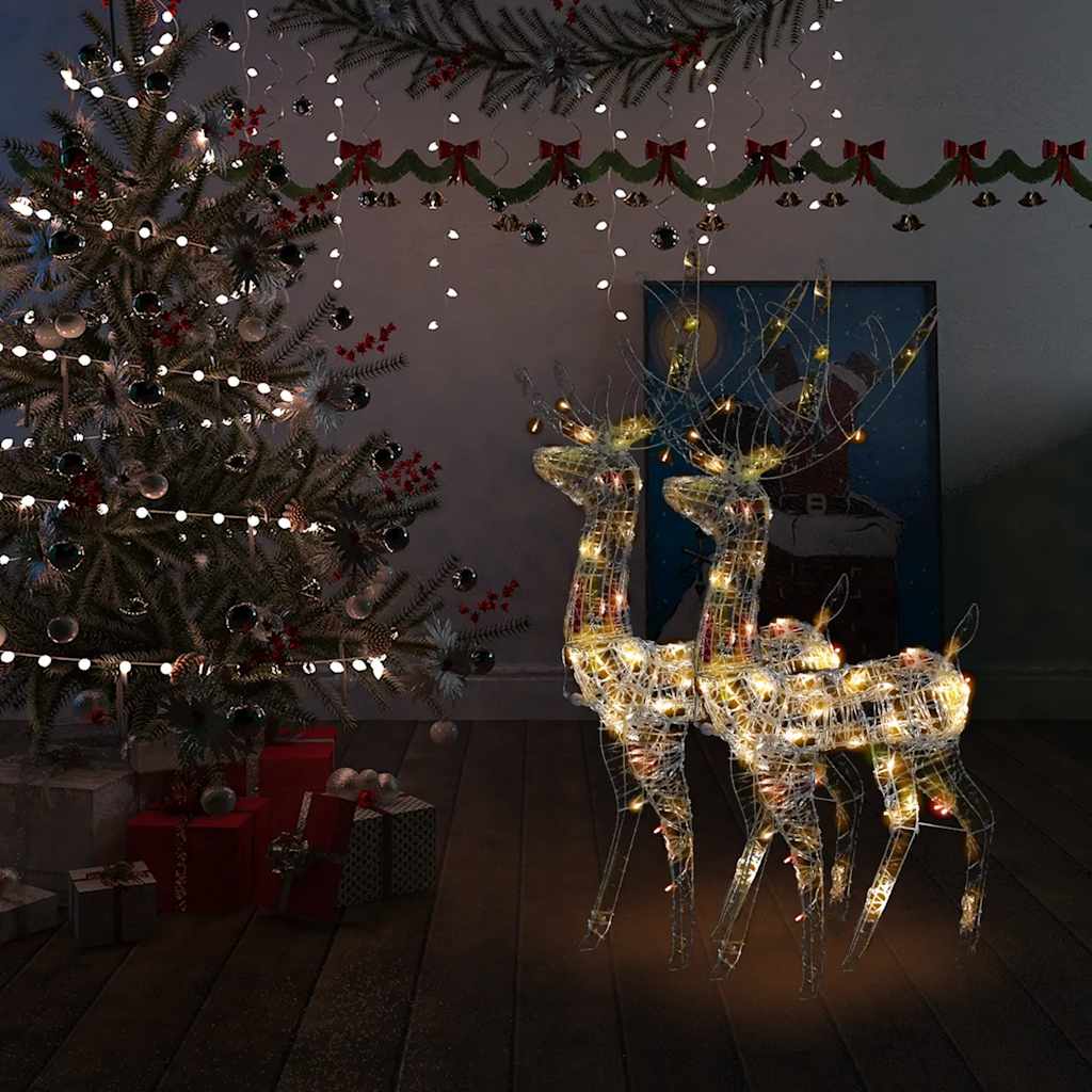 Reindeer Christmas Decoration 90 Leds Acrylic