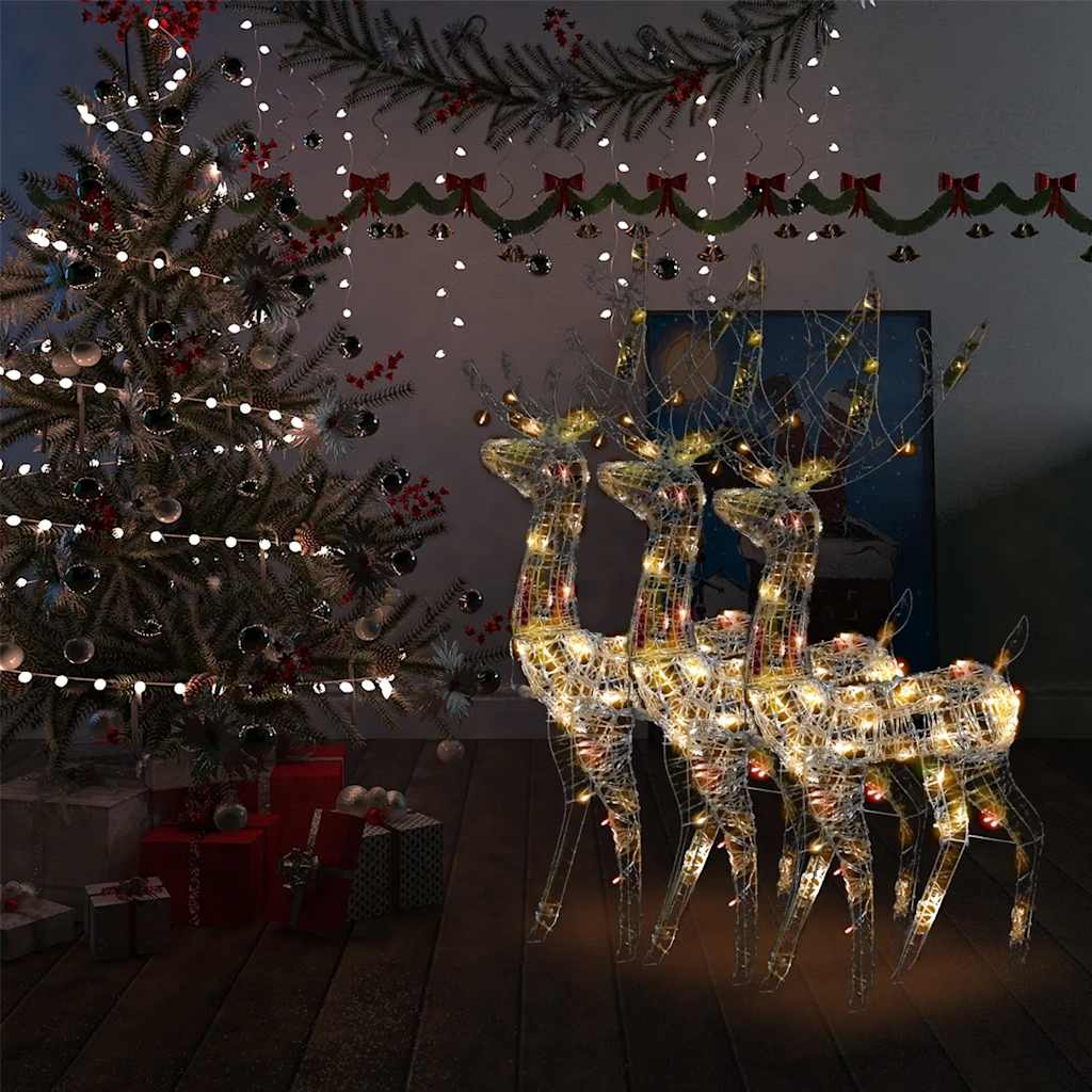 Reindeer Christmas Decoration 90 Leds Acrylic
