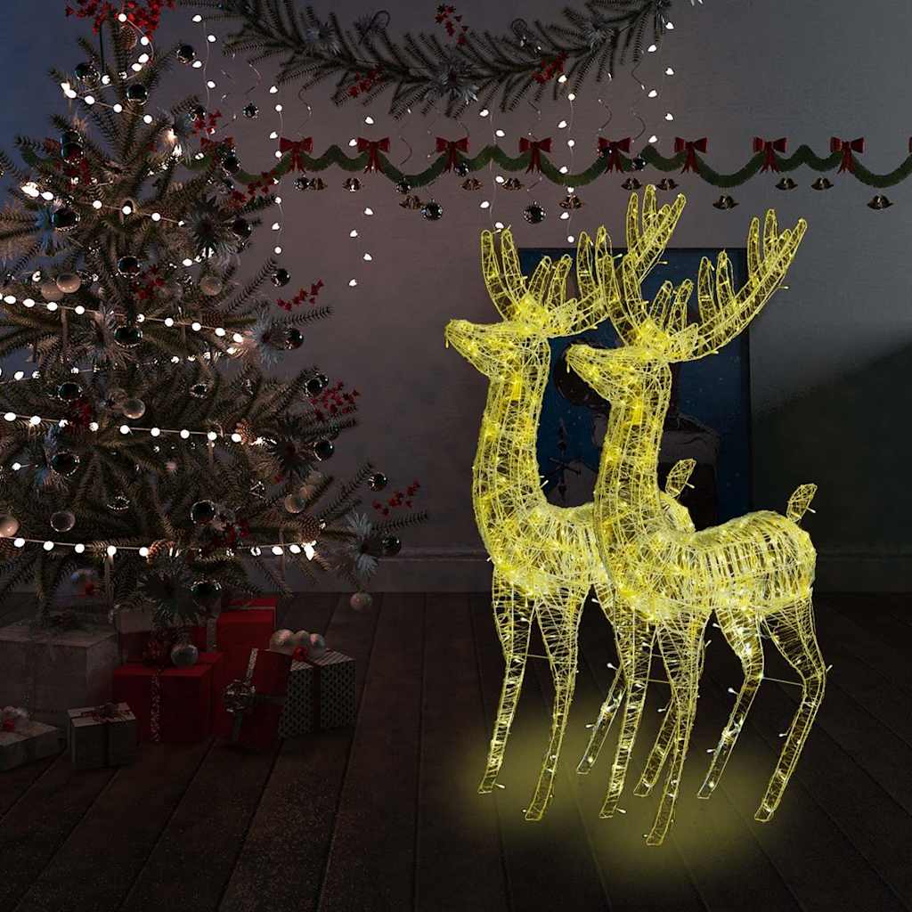 Reindeer Christmas Decoration 90 Leds Acrylic