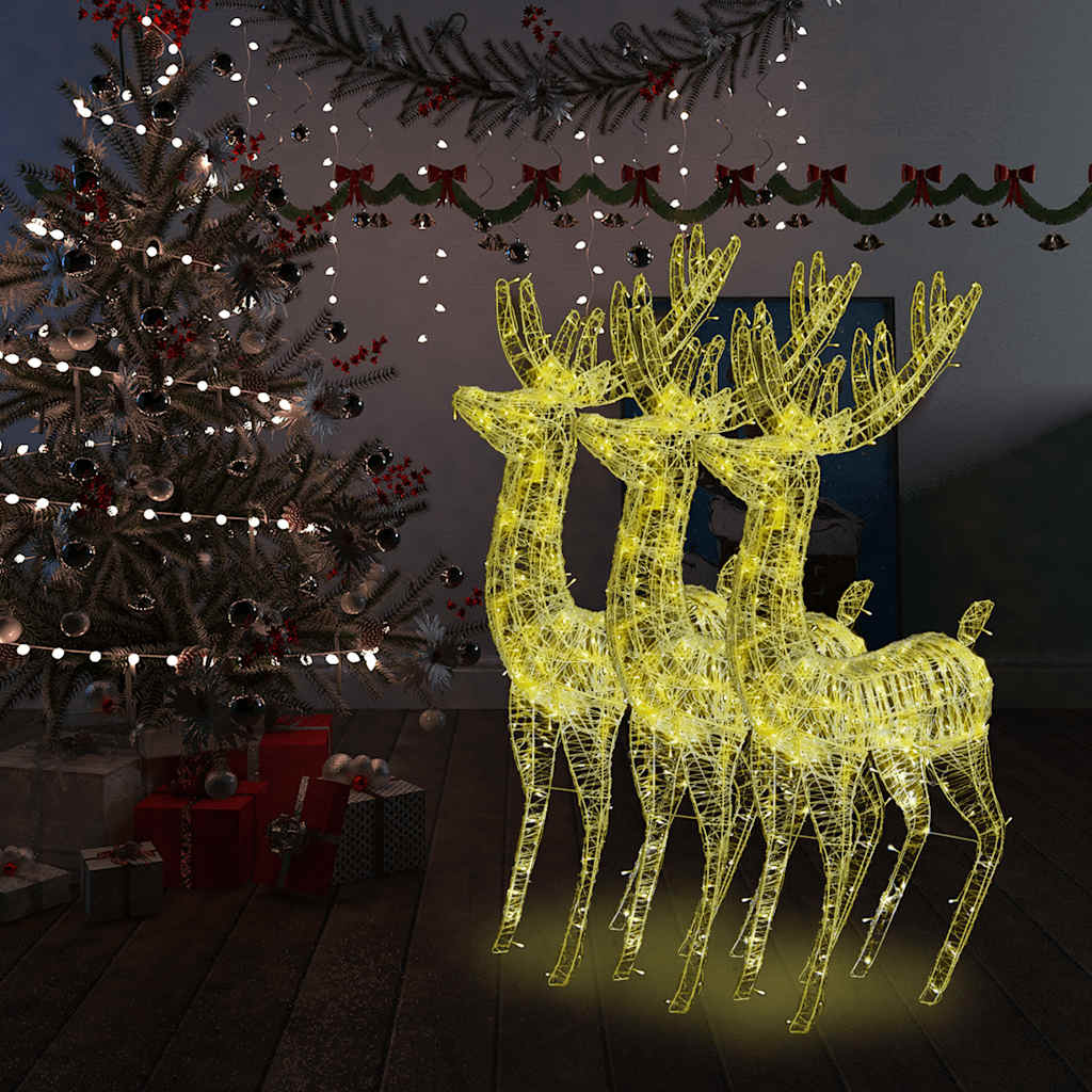 Reindeer Christmas Decoration 90 Leds Acrylic
