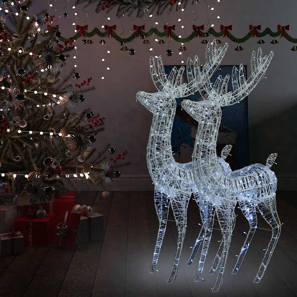 Reindeer Christmas Decoration 90 Leds Acrylic